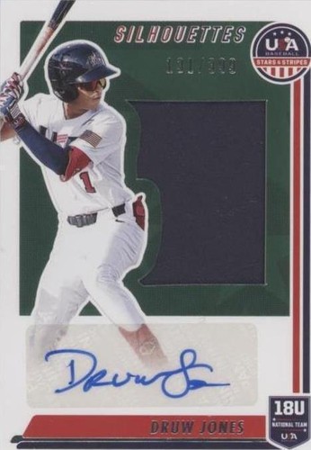 Druw Jones autograph Panini　/399 2022 Panini USA Baseball - 18u National Team Signatures Druw