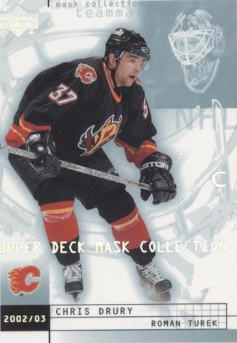 2002-03 Upper Deck Mask Collection - Chris Drury Roman Turek #15