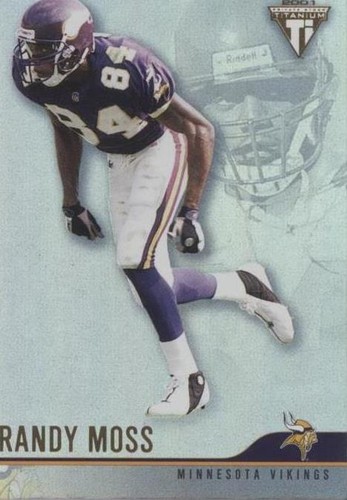 2001 Pacific Private Stock Titanium Randy Moss #73
