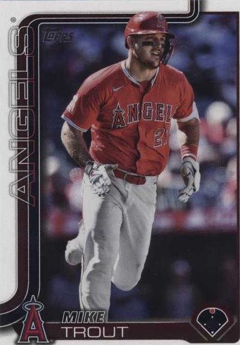 MIKE TROUT メモラビリア直筆サインカード /25 MIKE TROUT メモラビリア直筆サインカード /25（Single,MLB