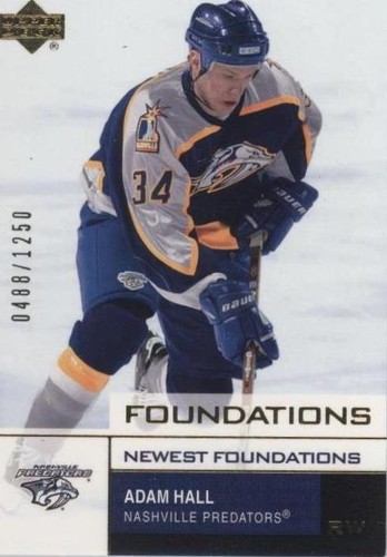 2002-03 Upper Deck Foundations - Adam Hall #134