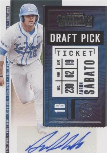 2020 Panini Contenders - Aaron Sabato #DPT2-AS