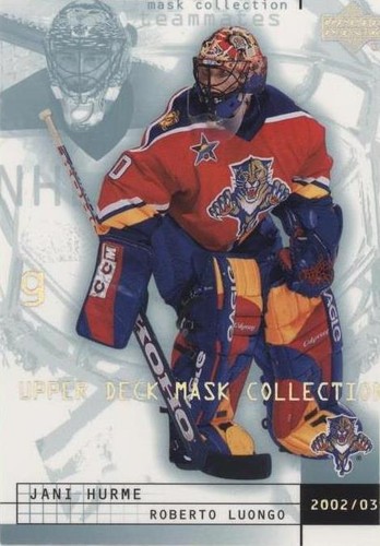 2002-03 Upper Deck Mask Collection - Jani Hurme Roberto Luongo #38