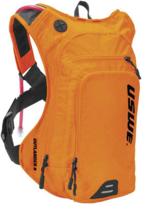 USWE Outlander Hydration Pack 9L Race Orange Motorcycle Biking Hiking V-2091006