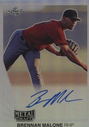 2020 Leaf Metal Draft - Brennan Malone #LT-BM1