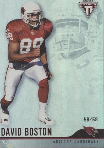 2001 Pacific Private Stock Titanium David Boston #1