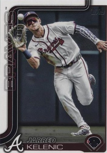 JARRED KELENIC 2025 Topps Series 1 PINK HOLOFOIL PARALLEL
