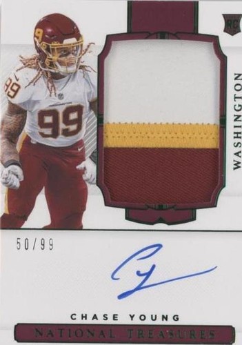 2020 Panini National Treasures Chase Young #171