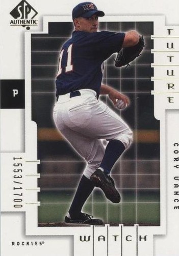 2000 SP Authentic - Cory Vance #143
