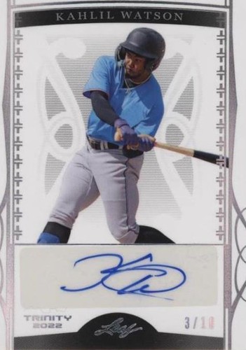 2022 Leaf Trinity - Kahlil Watson #BA-KW1