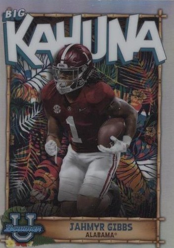 2022 Bowman University Chrome Jahmyr Gibbs #TBK-20