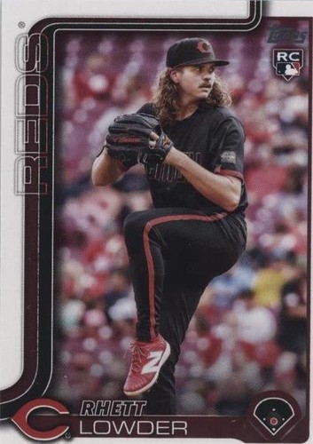 RHETT LOWDER 2025 Donruss OPTIC LIME GREEN PRIZM #d 132/149