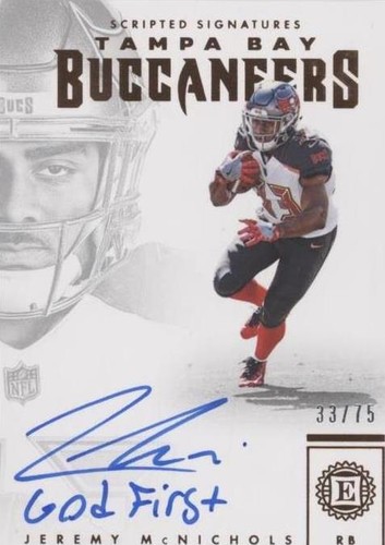 2017 Panini Encased Jeremy McNichols #SS-JMN