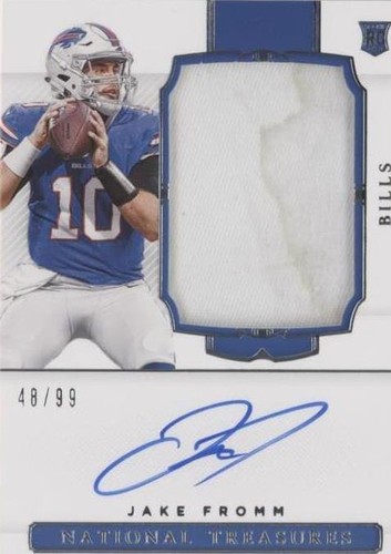 2020 Panini National Treasures Jake Fromm #162