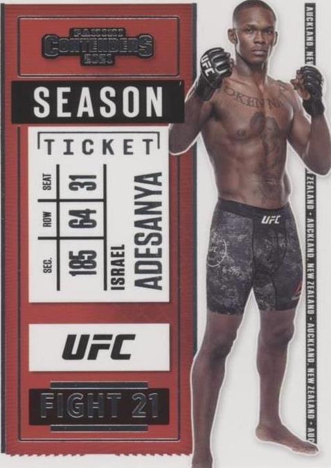 5 UFC Chronicles Hobby 2021 panini