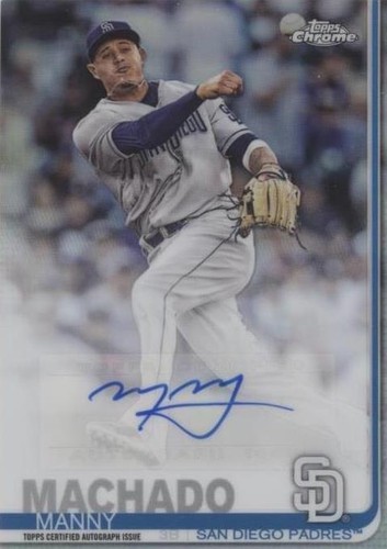 2019 Topps Chrome Update Series - Manny Machado #CUA-MM