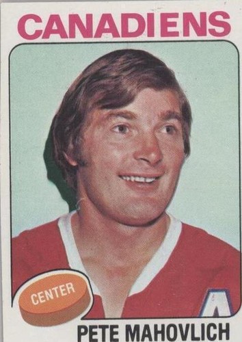 1975-76 Topps - Pete Mahovlich #50