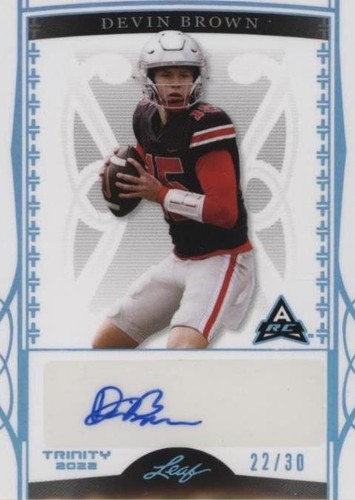 2022 Leaf Trinity Devin Brown #BA-DB4