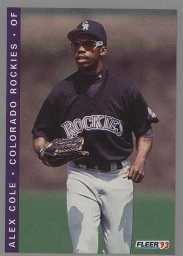 1993 Fleer Final Edition - Alex Cole #F-27