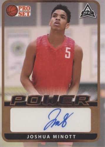 2021-22 Leaf Pro Set Power - Joshua Minott #BA-JM1