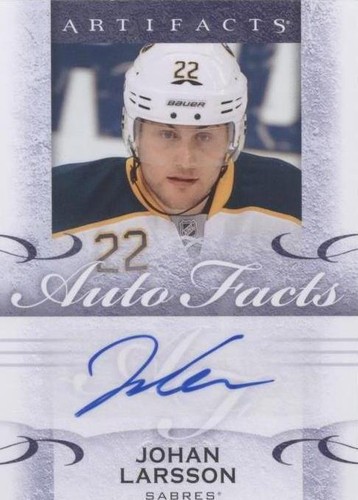 2014-15 Upper Deck Artifacts - Johan Larsson #A-JL
