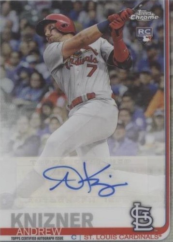 2019 Topps Chrome Update Series - Andrew Knizner #CUA-AK