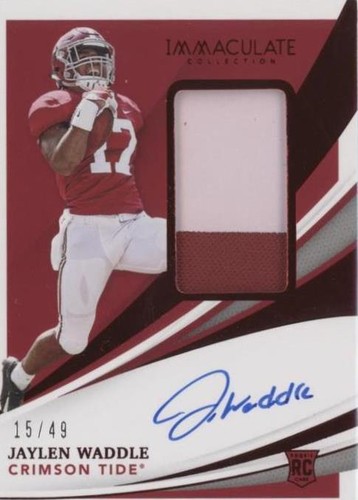 2021 Panini Immaculate Collection Collegiate Jaylen Waddle #58