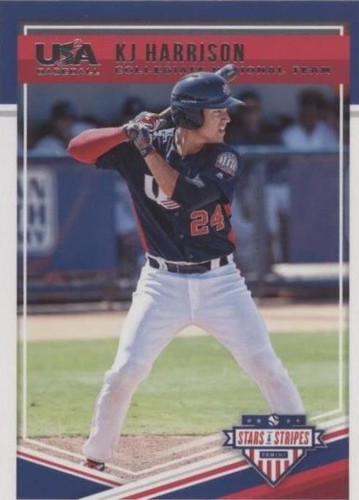 2018 Panini USA Baseball Stars & Stripes - KJ Harrison #95