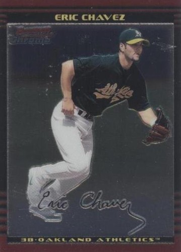 2002 Bowman Chrome - Eric Chavez #30