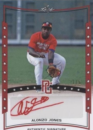 2014 Leaf Perfect Game Showcase - Alonzo Jones #A-AJ1