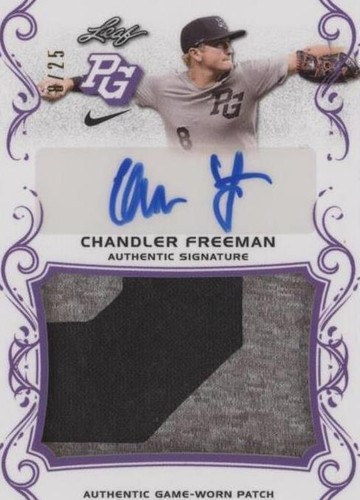 2018 Leaf Perfect Game National Showcase - Chandler Freeman #PA-CF1