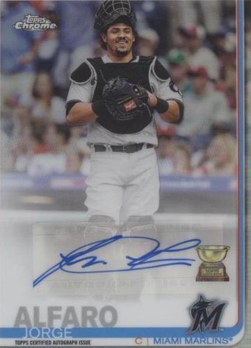 2019 Topps Chrome Update Series - Jorge Alfaro #CUA-JA