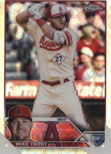 2023 Topps Chrome Logofractor Edition - Mike Trout #27