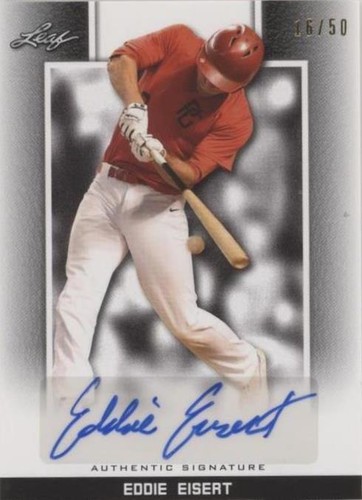 2019 Leaf Perfect Game National Showcase - Eddie Eisert #BA-EE1