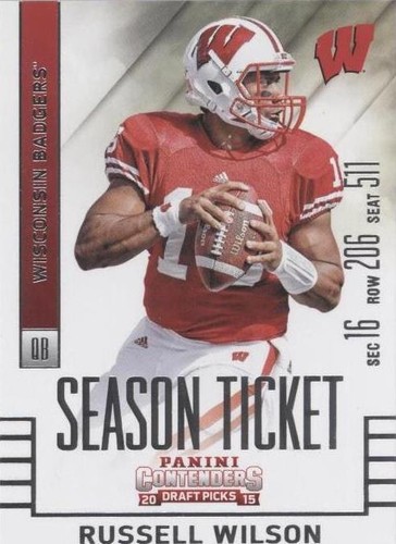 2015 Panini Contenders Draft Picks Russell Wilson #89