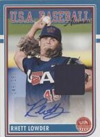 2024 Panini Stars and Stripes - Rhett Lowder #ASM-RL