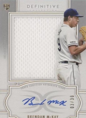 2020 Topps Definitive Collection - Brendan McKay #ARC-BM