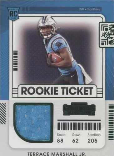 2021 Panini Contenders Terrace Marshall Jr. #RTS-TMA