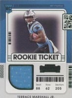2021 Panini Contenders Terrace Marshall Jr. #RTS-TMA