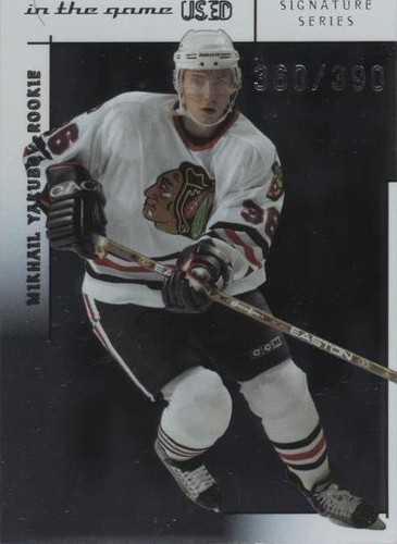 2003-04 In the Game-Used Signature Series - Mikhail Yakubov #173