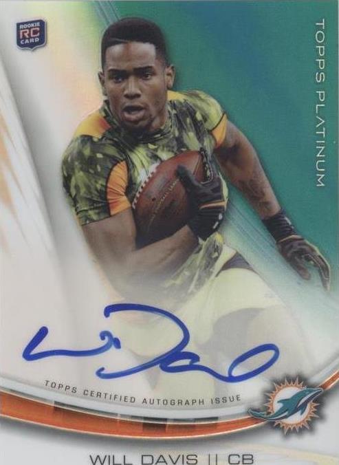 2013 Topps Platinum Will Davis #A-WD