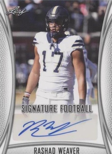 2021 Leaf Signature Rashad Weaver #BA-RW1