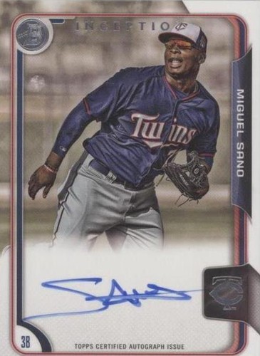 2015 Bowman Inception - Miguel Sanó #BIA-MS