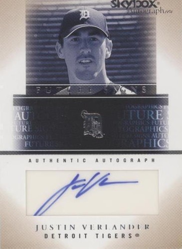 2005 Skybox Autographics - Justin Verlander #FSA-JV