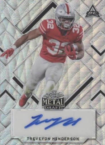 2022 Leaf Metal Draft Treveyon Henderson #BA-TH2