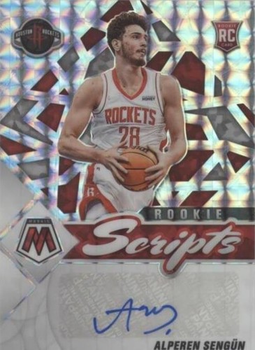 2021-22 Panini Mosaic Alperen Sengun GOLD ROOKIE AUTO /10