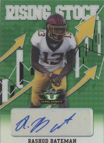 2021 Leaf Valiant Rashod Bateman #RS-RB2
