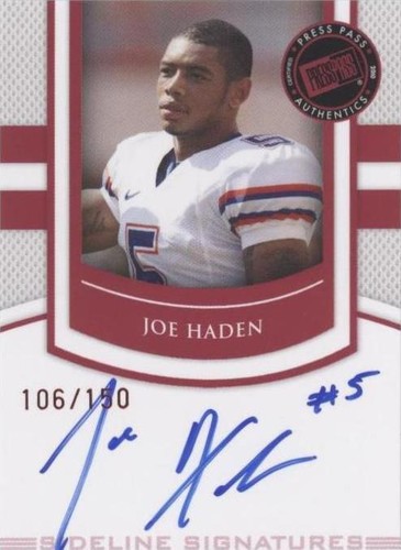 2010 Press Pass Portrait Edition Joe Haden #SS-JH