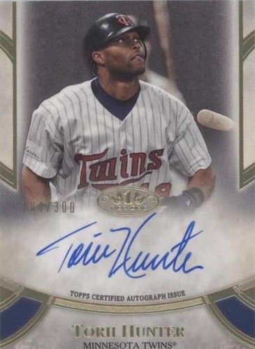 2021 Topps Tier One - Torii Hunter #PPA-TH