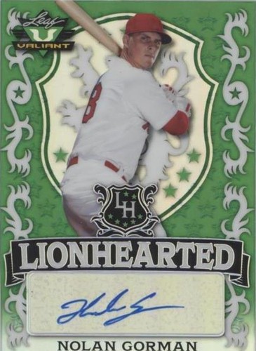 2021 Leaf Valiant - Nolan Gorman #LH-NG1